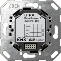 Gira 200800 Busankoppler 3 KNX/EIB - Sonstige Elektroinstallationsartikel, ideal zur Anbindung von Anwendungsmodulen an das KNX System für eine effiziente Smart Home Steuerung.