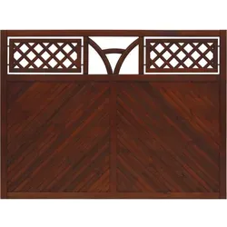 Sichtschutzzaun Toulon 135 cm x 180 cm Braun