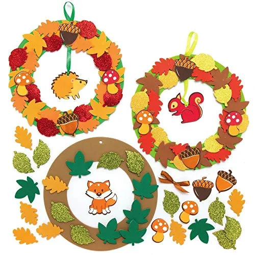 Baker Ross AX281 Herbst Kränze Bastelset für Kinder von Baker Ross