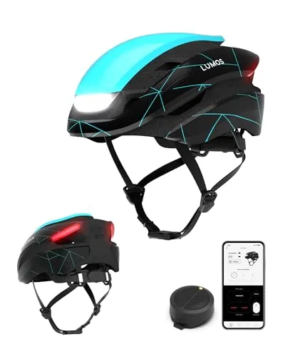Lumos Ultra Smart Fahrradhelm, anpassbare LED-Lichter vorne und hinten, mit Blinkern, Rennradhelme für Erwachsene: Herren, Damen