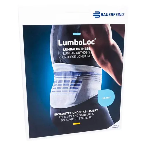 Lumboloc Rückenstütz Bandage Größe 4 titan  Inhalt: 1 St