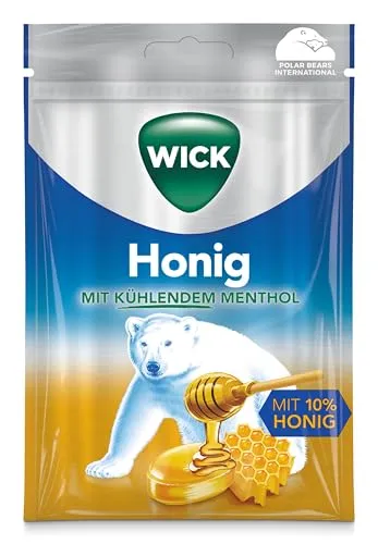 Wick Honig Hustenbonbons in gelb von WICK