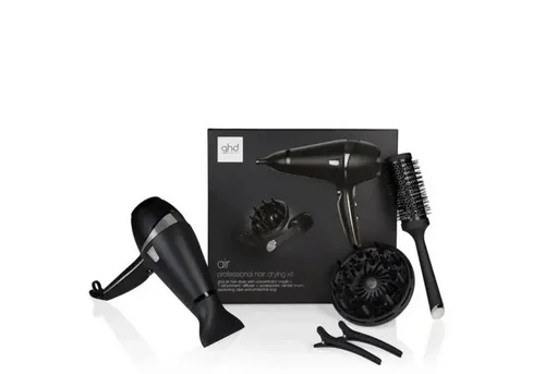 ghd air Hair Drying Kit - Haartrockner Set mit 2.100 Watt für schnelles Trocknen, Ionen-Technologie für Salonfinish und vielseitigem Zubehör für individuelles Styling.