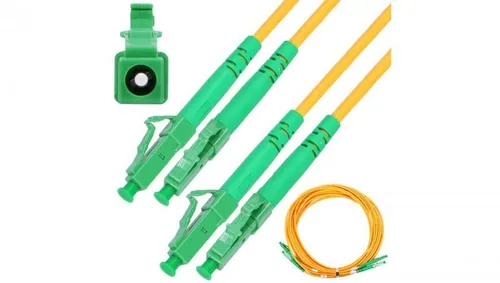 Patchcord Jednomodowy, Duplex, 9/125um, G657A, 3m Extralink LC/APC-LC/APC