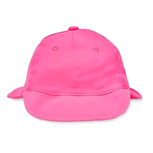 Amazon Essentials Unisex Baby Verstellbarer Badesonnenhut mit Nackenschutz UPF 50, Rosa, S ( 6-12 Monate )