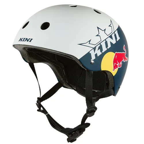 Kini Red Bull BB Helm 1.0 blue/white S/M - Fahrradhelm mit robuster ABS-Schale, optimierter Luftzirkulation und Fidlock® Magnetverschluss für maximale Sicherheit und Komfort.