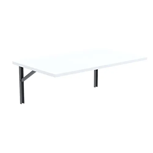 AKKE Wandklapptisch 50x60 cm, weiß in weiß von AKKE