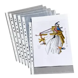 bene Prospekthüllen DIN A4 glasklar glatt 0,14 mm - 25 Stück - Prospekt- & Sichthüllen, glasklar und glatt für optimalen Schutz und Präsentation Ihrer Dokumente.