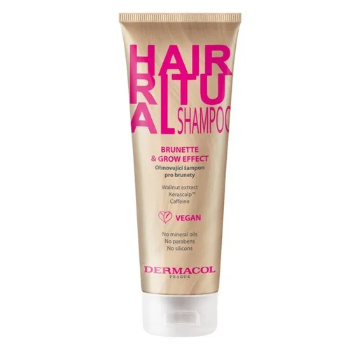 Dermacol Hair Ritual Shampoo szampon włosów Brunette  Grow Effect 8595003122856