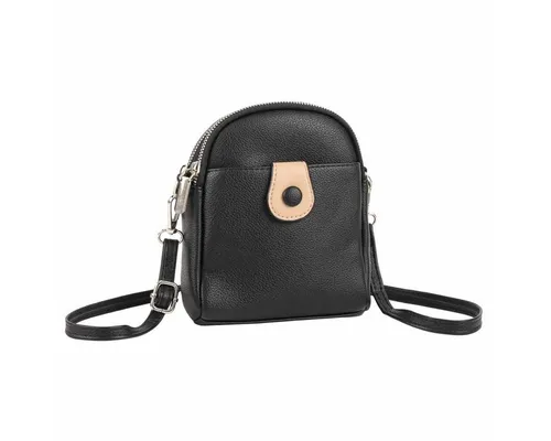 ITALYSHOP24 Schultertasche Damen Tasche Minibag Umhängetasche Geldbörse Handytasche Crossover, Brusttasche Bodybag Crossbody Hüfttasche Clutch leicht Gewicht