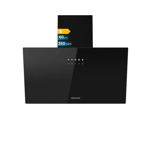 Dunstabzugshaube Dunstabzug Wandhaube Cecotec Bolero Flux DM 603500 Schwarz