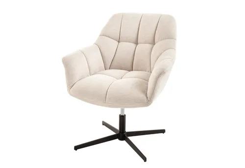 riess-ambiente Loungesessel PAPILLON - 360° drehbar und höhenverstellbar - Moderner Sessel für Wohnzimmer, bietet höchsten Komfort mit drehbarer und höhenverstellbarer Sitzschale aus strapazierfähigem Strukturstoff für langlebigen Genuss.