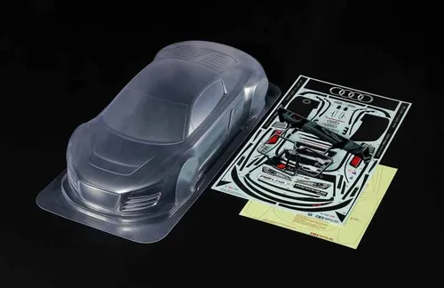 Tamiya 51754-000 1:10 Karosserie Audi R8LMS 2008 Unlackiert