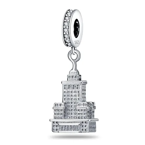 Pandach Damen Charm Anhänger für Armband 925 Sterling Silber Charms Beads passend für Armband und Halskette, Kompatibel mit Europäischen Armbänder für Frauen Mädchen