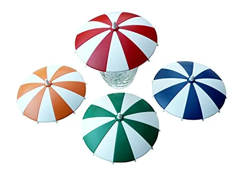 Siebert 4 Stück Glasabdeckungen Schirmchen