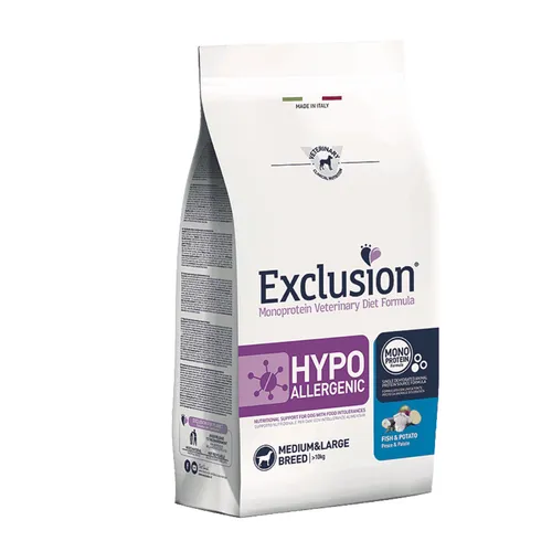 Exclusion Hypoallergen Fisch & Kartoffel für mittel/große Rassen