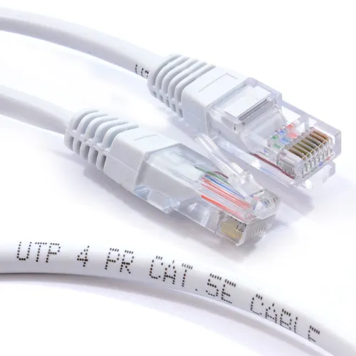 30m Weißes Netzwerk Ethernet RJ45 Cat5E-CCA UTP PATCH 26AWG Kabel