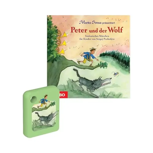 Galakto Audio-Token: Peter und der Wolf: Sinfonisches Märchen für Kinder von Sergej Prokofjew, Hörspiel für Kinder ab 4 Jahre, Spielzeit ca. 42 Minuten