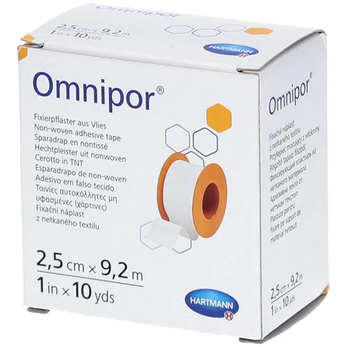 Hartmann Omnipor® Spulenpflaster 2,5 x 9,2 m