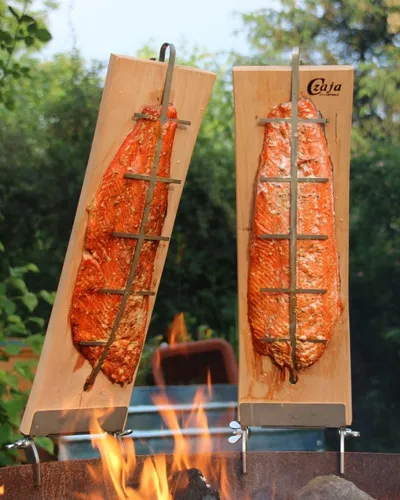 Czaja Feuerschalen Flammlachsbretter von Czaja