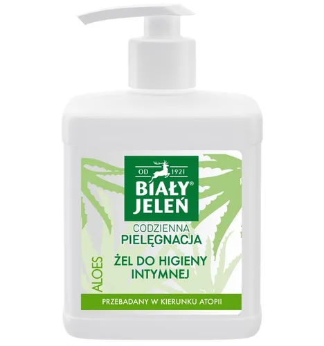 Biały Jeleń Hipoalergiczny żel do higieny intymnej z aloesem 500ml 5900133004362