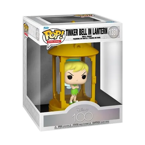 Funko Pop! Deluxe: Disney - Tinker Bell - Tink Trapped - Chibi Figuren, ca. 9,5 cm große Vinyl-Sammelfigur, ideal für Sammler und Peter Pan Fans, langlebig und perfekt als Geschenk.