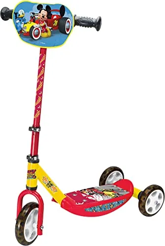 Smoby 750166 - Micky Maus Roller, 3 Räder, Rot Schwarz