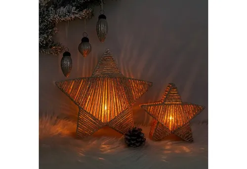 Online-Fuchs Kerzenhalter in beige von Online Fuchs