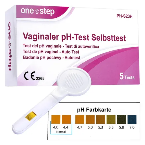 pH-Selbsttest vaginal Früherkennung bakterieller Infektionen Schwangerschaft 5 x