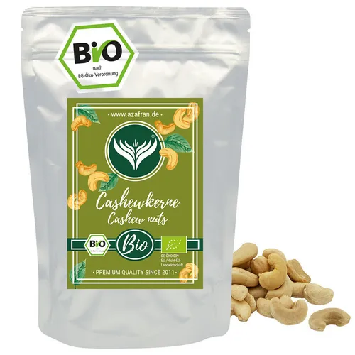 Cashewkerne Bio, Cashewnüsse roh ganz 1000g / 1Kg