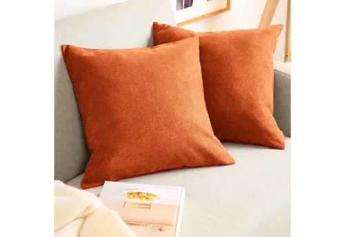 Blumtal Kissenbezug Chenille in orange von Blumtal