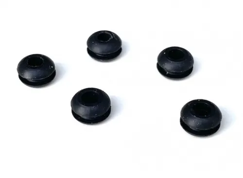 Produktbild 5x Durchgangstüllen Kabeltüllen Gummitüllen Tüllen Kabeldurchführung 5x3x1,6mm