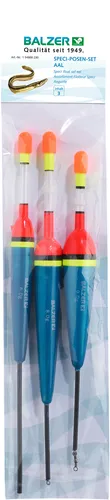 Balzer Posensortiment Aal 3 Posen 6g 8g 9g Posenset Set Aalpose Knicklicht Pose