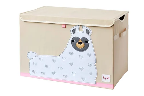 Sprouts Aufbewahrungskiste Lama 3 - Zubehör für Kinderzimmer: Stylische Aufbewahrungskiste mit Lama-Motiv, ideal für Spielzeug und Plüschtiere, leicht zusammenfaltbar und platzsparend.