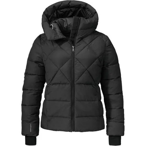 Schöffel Boston Isolations-Winterjacke für Damen, Größe 44 - Funktionsjacke, winddicht und wasserabweisend, ideal für Outdoor-Aktivitäten bei jedem Wetter – superleicht mit fixer Kapuze und praktischen Reißverschlusstaschen.