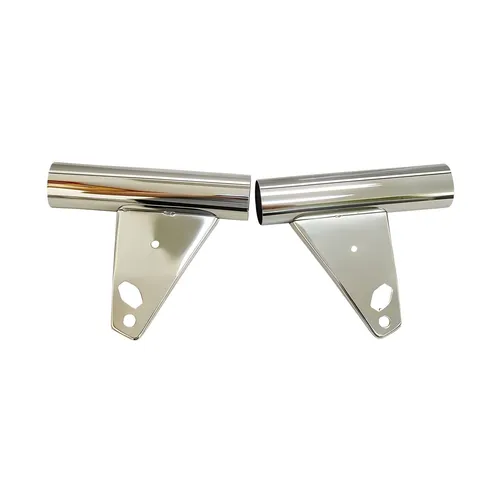 Halterungs-Satz Scheinwerfer vorne für Zündapp 529/530 Chrom