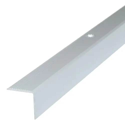 Treppenkantenprofil Mit Befestigungsmaterial - 200cm X 42mm X 20mm Silber