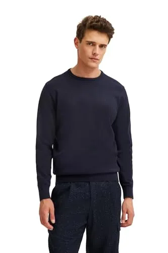 bugatti Herren Pullover Regular Fit O-Neck von Bugatti