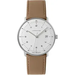 JUNGHANS max Bill Herren-Armbanduhr Beige mit Saphirglas von Junghans