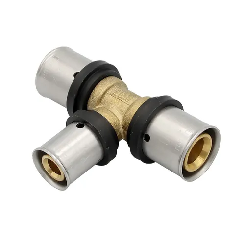 Pipetec Pressfitting T-Stück 16x2 mm TH Kontur Alu-Mehrschichtverbundrohr