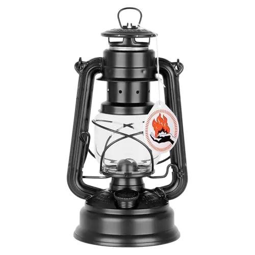 Sturmlaterne Baby Special 276, Leuchte mattschwarz von Feuerhand