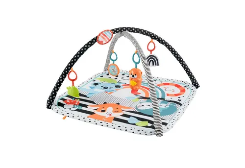 Fisher-Price® Spielbogen 3in1 Glow & Grow Gym - Der vielseitige Spielbogen für Babys bietet sensorische Spielzeuge, Musik und Licht. Ideal für die Förderung der visuellen und motorischen Entwicklung. Perfekt für unvergessliche Spielmomente!