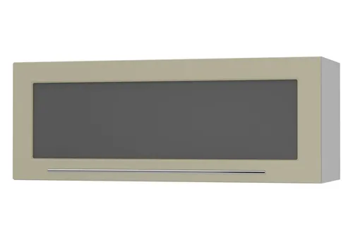 Feldmann-Wohnen Klapphängeschrank – Creme/Grau, 90x36x32.5 cm