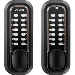 VEVOR Mechanisches Codeschloss – Schlüsselloses Türschloss für verschiedene Türtypen