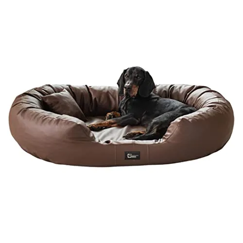 Exclusive Bed NANCY Orthopädisches Hundebett 110x140 cm in braun von exclusive BED