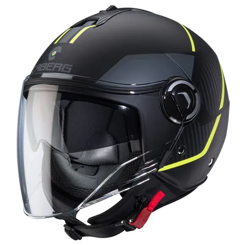 Caberg Riviera V4 X Geo Jethelm schwarz, S von Caberg