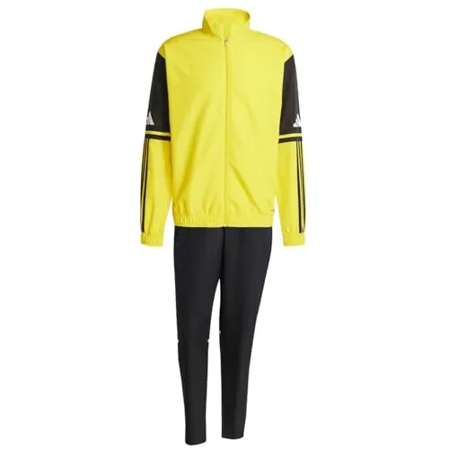 adidas Herren Präsentationsanzug Squadra 25 JP3385+JD9273 M - Bequemer Präsentationsanzug aus Jacke und Hose, ideal für Sport und Freizeit. Ausgestattet mit feuchtigkeitsabsorbierender AEROREADY Technologie und praktischen Reißverschlusstaschen.