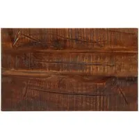 vidaXL Rechteckige Tischplatte aus Massivholz, 60x40x2,5cm
