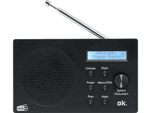 Produktbild OK. ORD 101 BT-B-1 Tragbares Digitalradio