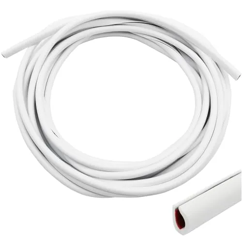 Autokantenschutzleiste, CTRICALVER 5M Autokantenverkleidung kfz türkantenschutz U-förmiger Autoklappen-Türkantenschutz, passend für SUV-Limousine MPV und die meisten Modelle (Weiß)